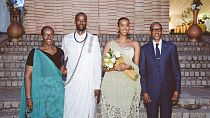 Rwanda's Kagame celebrates officially becoming a grandparent